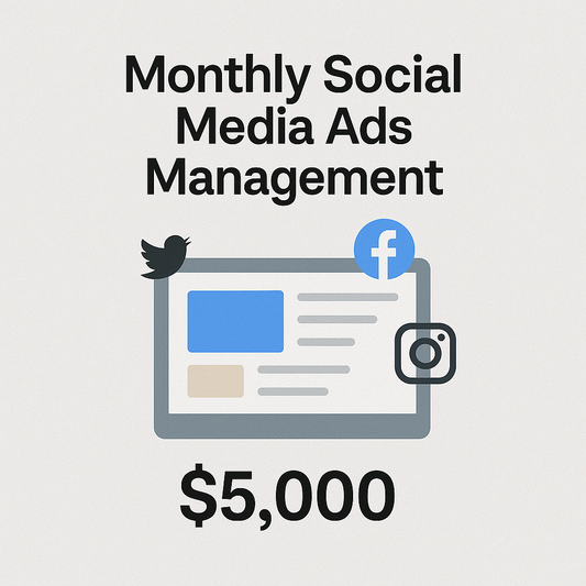 Monthly Social Media Ads Management